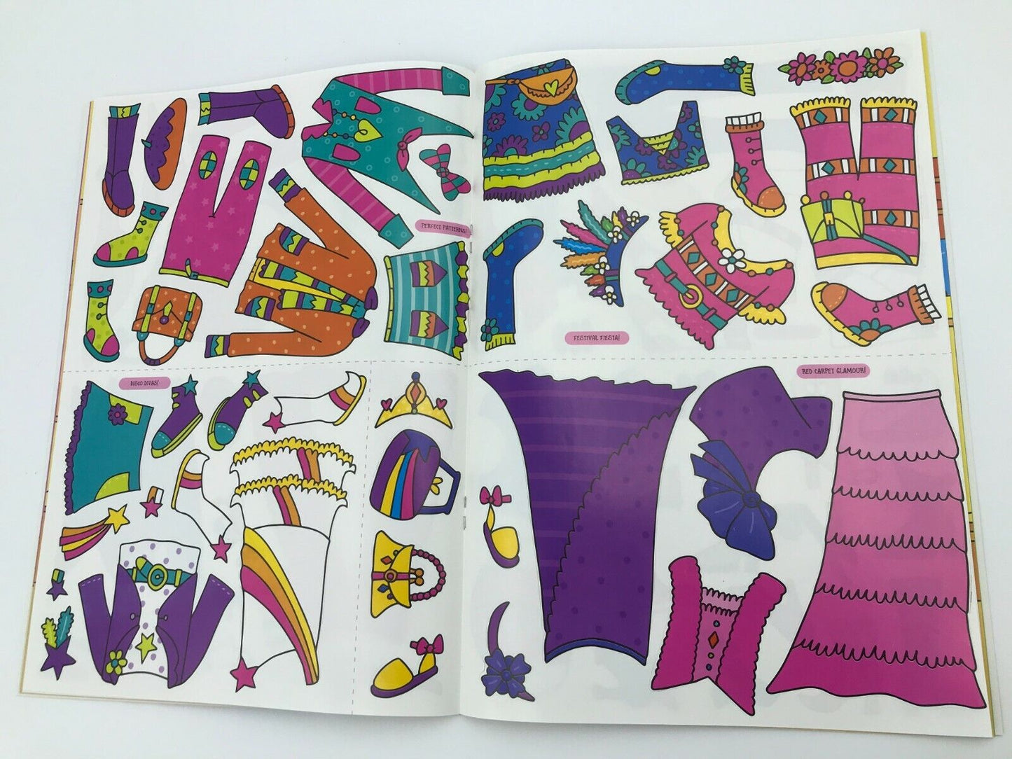 Colouring Bag Books 100 Stickers Mermaid Dinosaurs Pirate Unicorn Princess