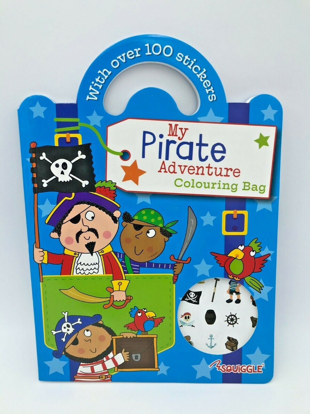 Colouring Bag Books 100 Stickers Mermaid Dinosaurs Pirate Unicorn Princess