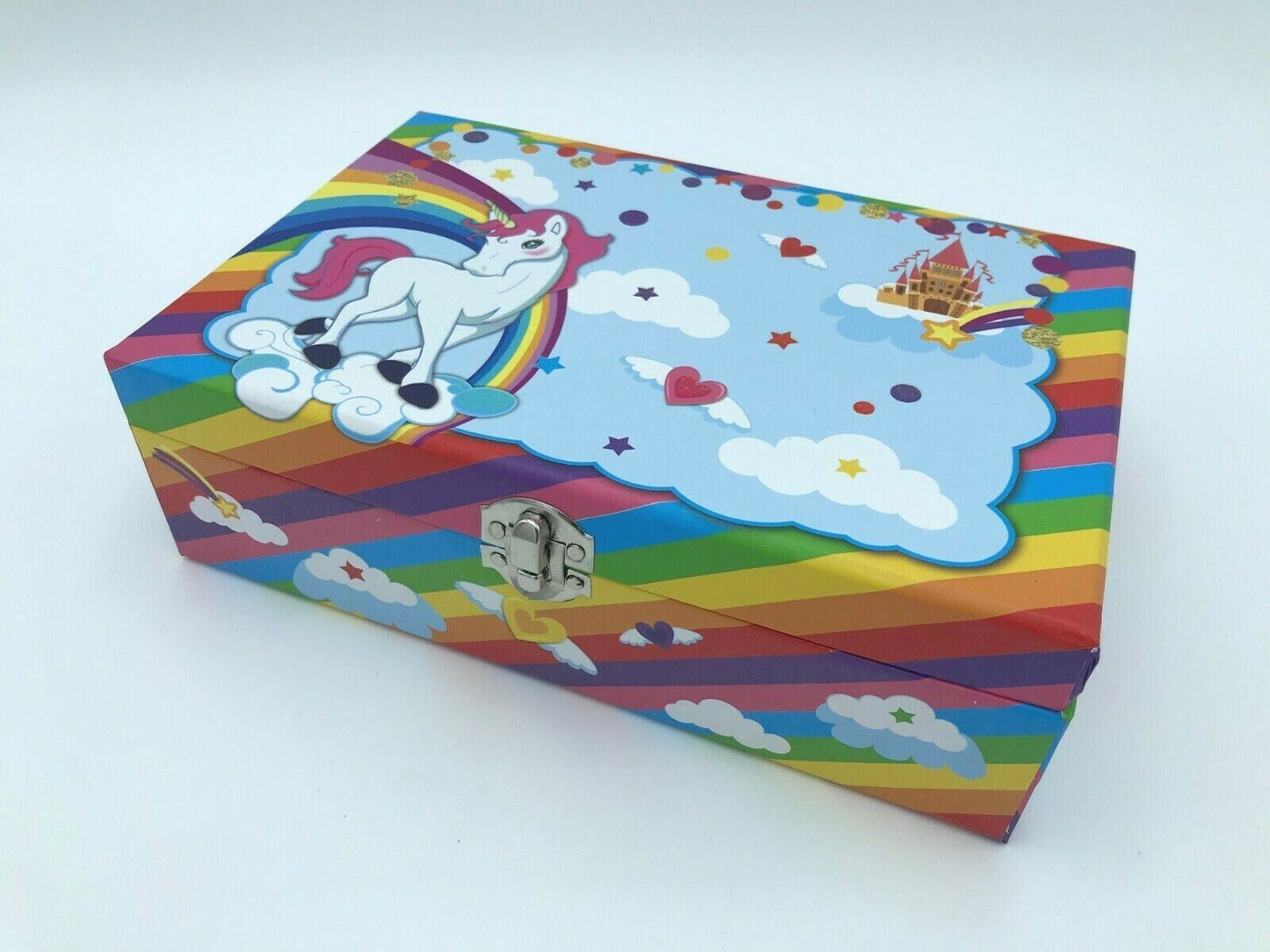 Unicorn Diary Sets Gift Idea Stationary Ruler Rubber Pencil & Sharpener