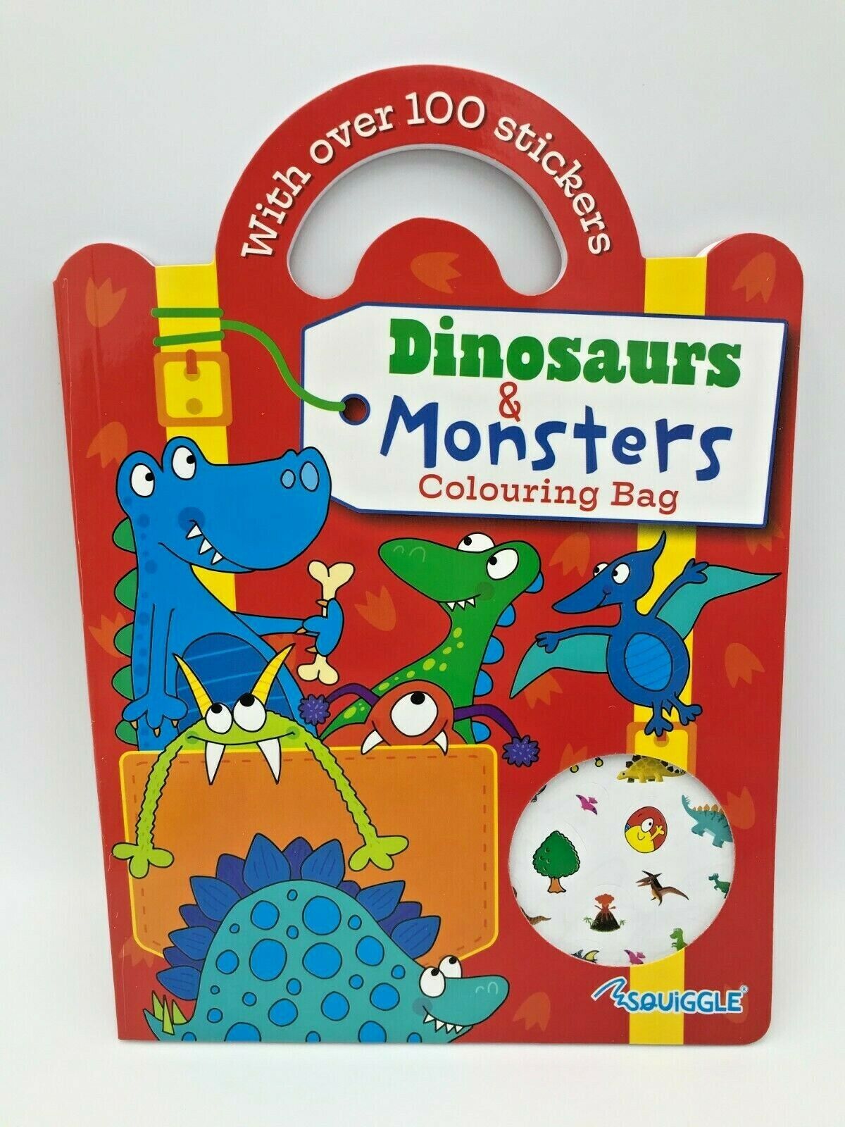 Colouring Bag Books 100 Stickers Mermaid Dinosaurs Pirate Unicorn Princess