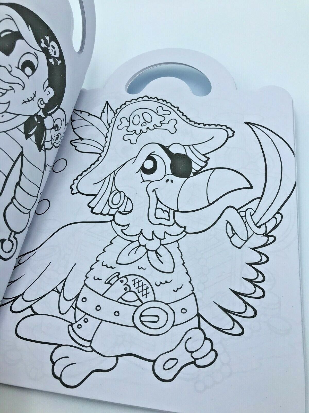 Colouring Bag Books 100 Stickers Mermaid Dinosaurs Pirate Unicorn Princess