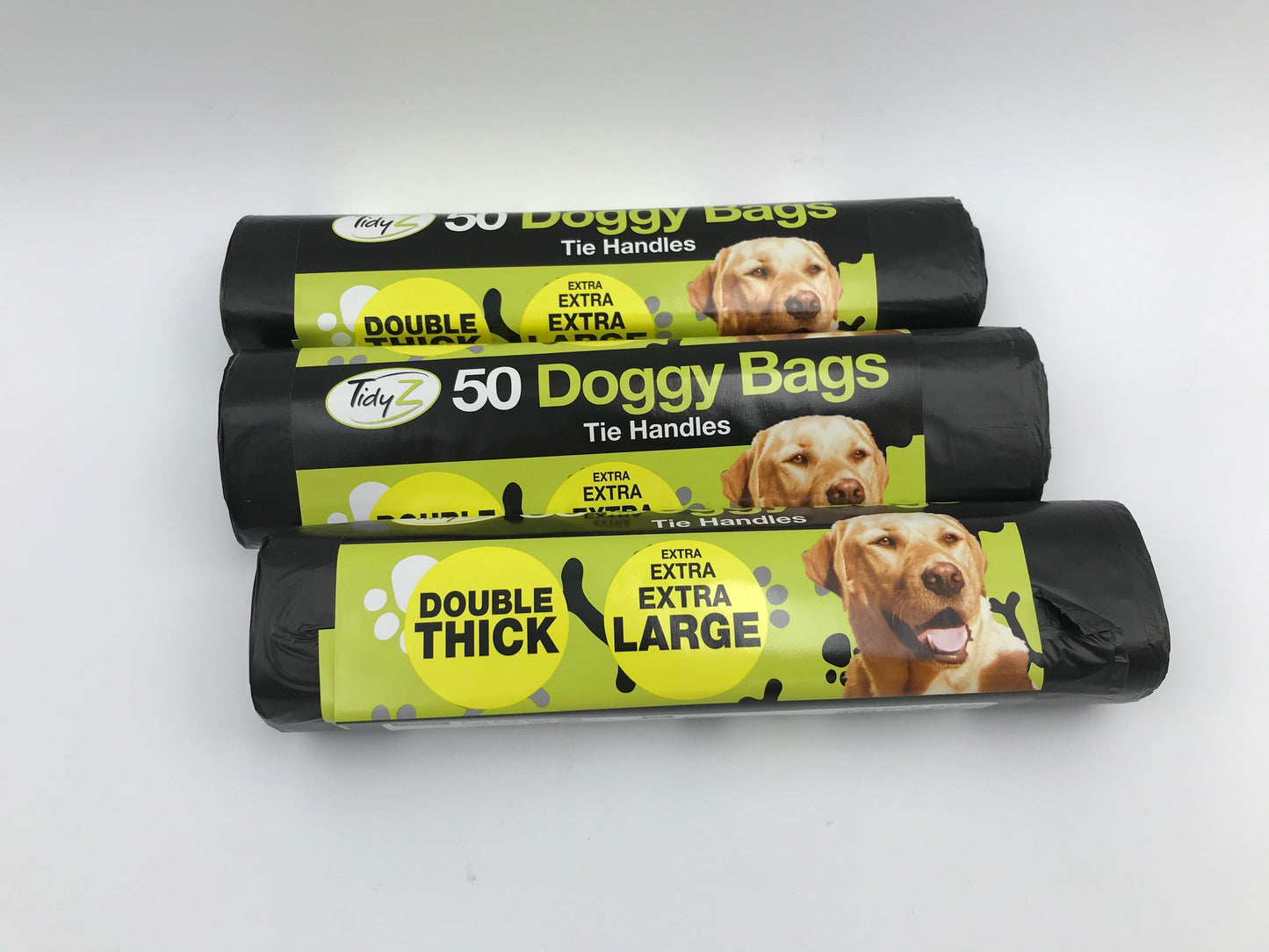 Rolls of 50 - Tidyz Extra Large Poop Bags (16 Micron)