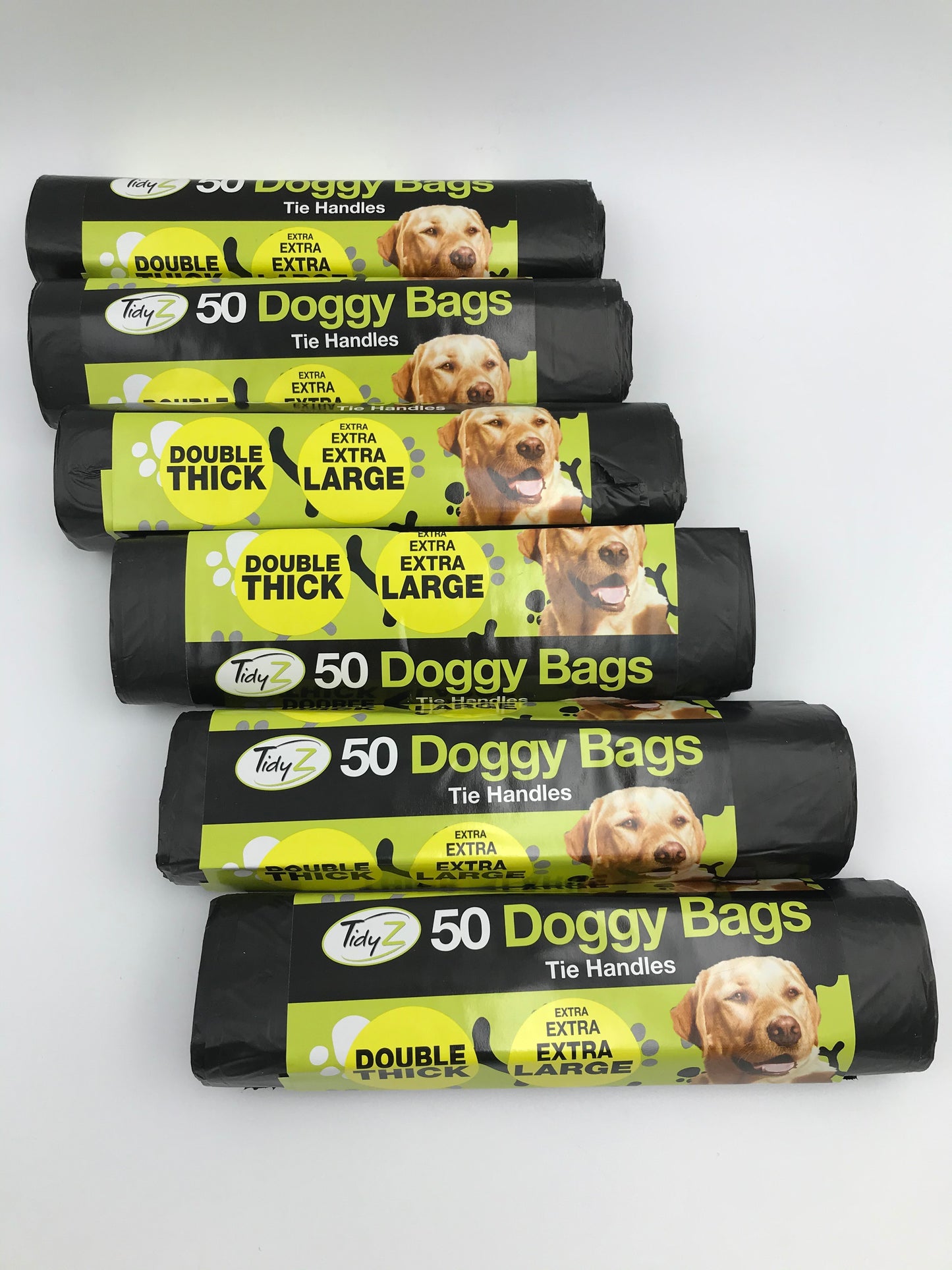 Rolls of 50 - Tidyz Extra Large Poop Bags (16 Micron)
