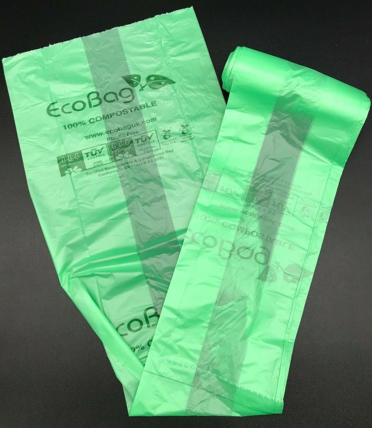 10L EcoBag Compostable Bin Liners - Roll of 24 Bags