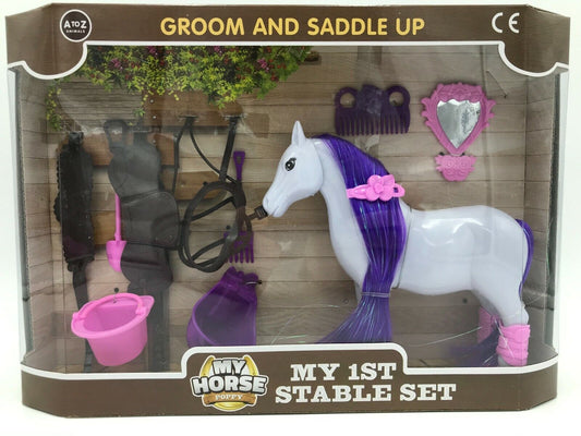 A to Z Poppy Horse Pony Play Set Kids Childs Toy Brand New In Retail Gift Box