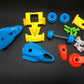 Take a Part Toy DIY Vehicles Set of 4 Train Plane Car Fire Truck Age 3+