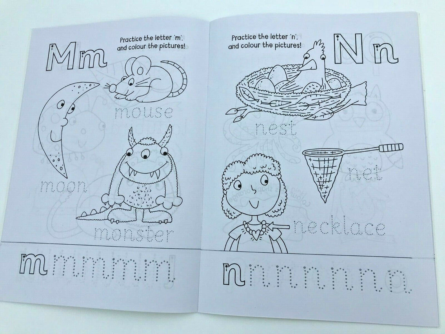 ABC 123 Colouring Book