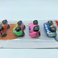 4 Pack Novelty Eraser Set - Cute multicoloured vehicles