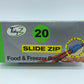 Tidyz Food Freezer Sandwich Bags - Mix and Match - NOT FREE POSTAGE