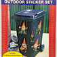 Decorative Wheelie Bin Stickers Outdoor Numbers Flowers Dogs Cats Bird Gnomes