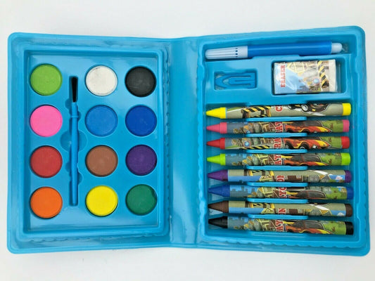 Art Caddy Blue - 24 Piece Colouring Pack