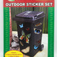 Decorative Wheelie Bin Stickers Outdoor Numbers Flowers Dogs Cats Bird Gnomes
