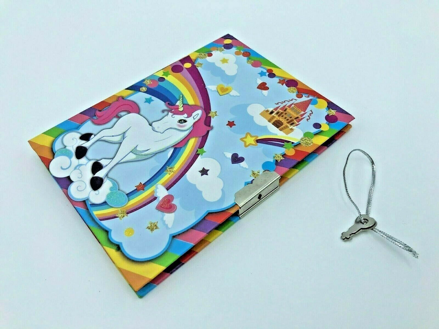Unicorn Diary Sets Gift Idea Stationary Ruler Rubber Pencil & Sharpener