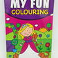 Colouring Books for Girls Princess Ballerina Teletubbies Nursery Rhymes Pencils
