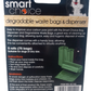 DEGRADABLE Dog Poo Bags with Dispenser and clip Doggy Poop 75 Bags Green Strong