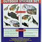 Decorative Wheelie Bin Stickers Outdoor Numbers Flowers Dogs Cats Bird Gnomes