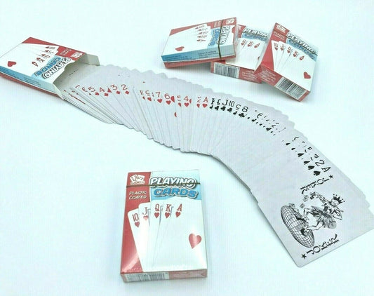 Playing Cards Plastic Coated 52 Standard Card Deck Poker Solitaire Children Kids