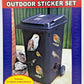 Decorative Wheelie Bin Stickers Outdoor Numbers Flowers Dogs Cats Bird Gnomes