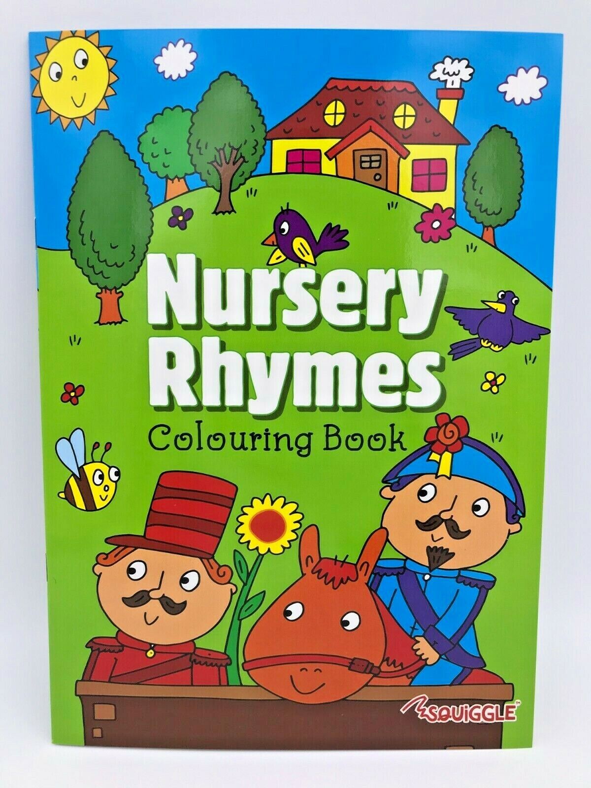 Colouring Books for Girls Princess Ballerina Teletubbies Nursery Rhymes Pencils