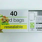 Tidyz Food Freezer Sandwich Bags - Mix and Match - NOT FREE POSTAGE