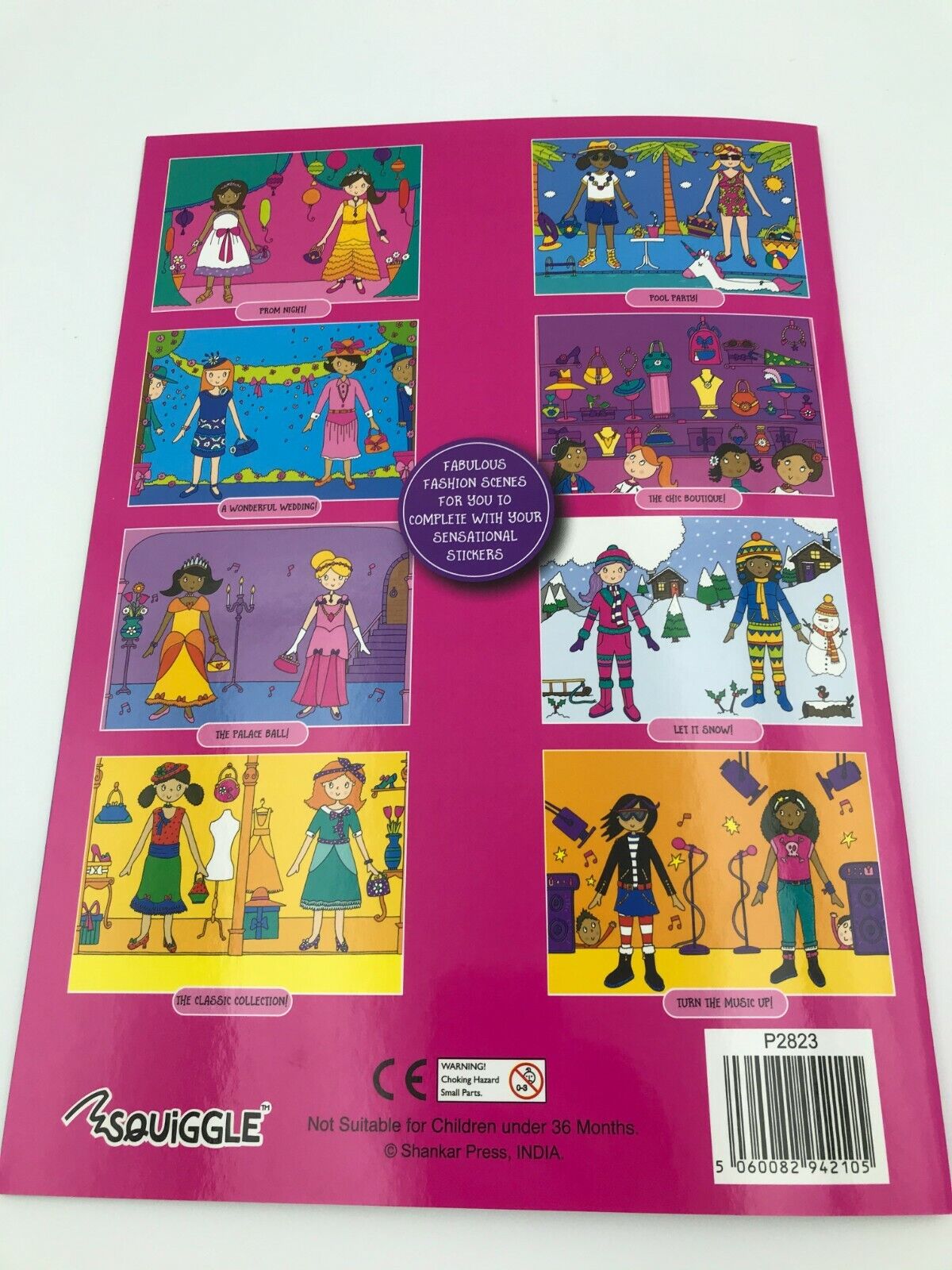 Fab Fashion Designer Sticker Book - 8 scenes to dress the characters