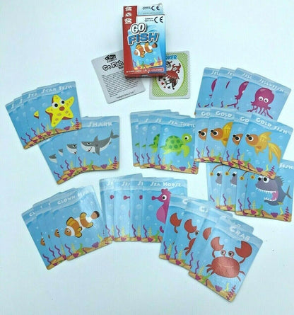 Classic Children's Card Games - Happy Families, Old Maid, Go Fish, Animal Snap