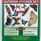Decorative Wheelie Bin Stickers Outdoor Numbers Flowers Dogs Cats Bird Gnomes