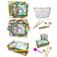 Unicorn Diary Sets Gift Idea Stationary Ruler Rubber Pencil & Sharpener