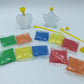 GLOW IN THE DARK SAND ART 2 Bottle Make Your Own Childrens Craft Activity Set