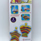 GLOW IN THE DARK SAND ART 2 Bottle Make Your Own Childrens Craft Activity Set