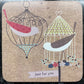 Set of 6 - Postcard Coasters with different designs Shabby Chic Drinks