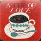 Set of 6 - Postcard Coasters with different designs Shabby Chic Drinks
