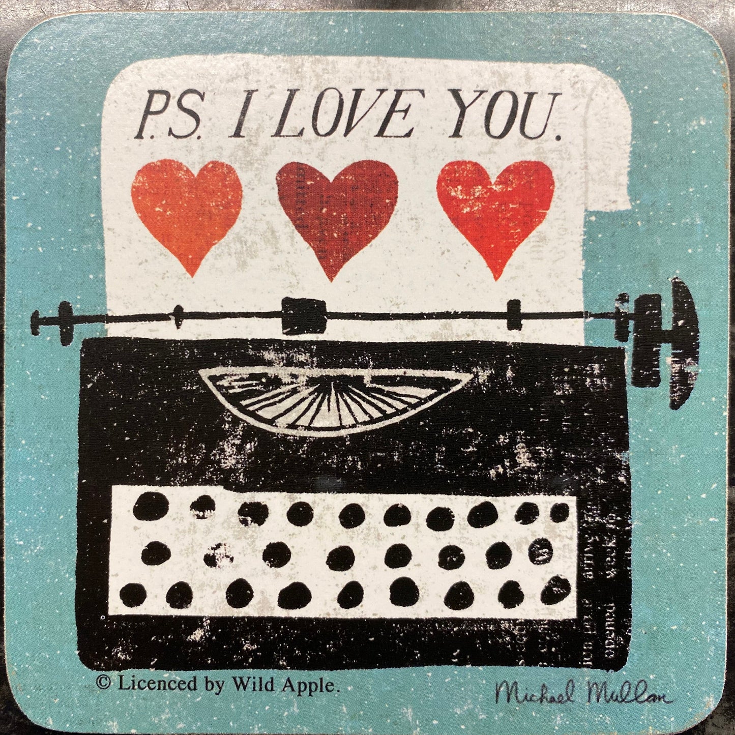 Set of 6 - Postcard Coasters with different designs Shabby Chic Drinks